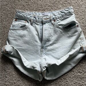 Zara denim shorts